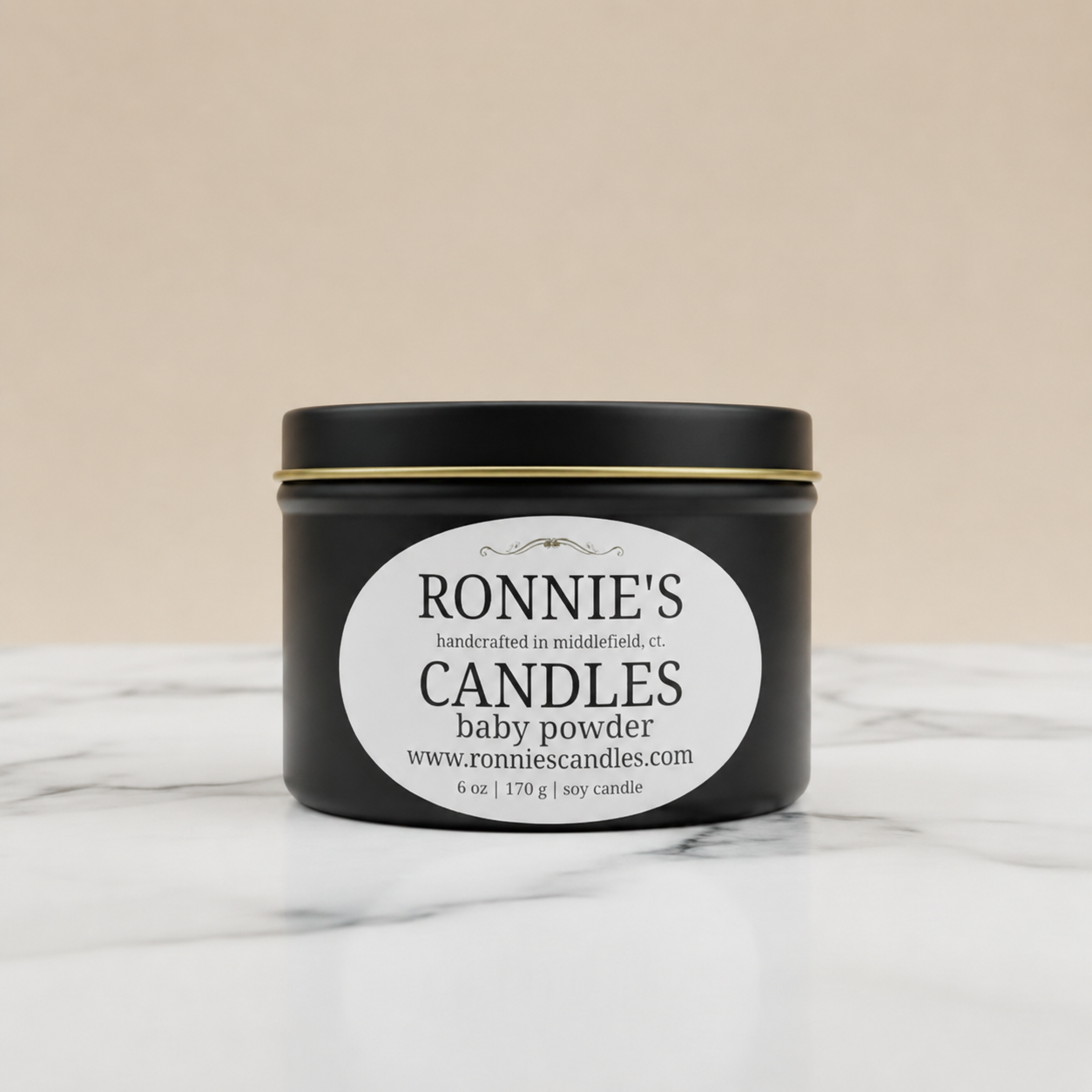 Baby Powder 100% Soy Candle