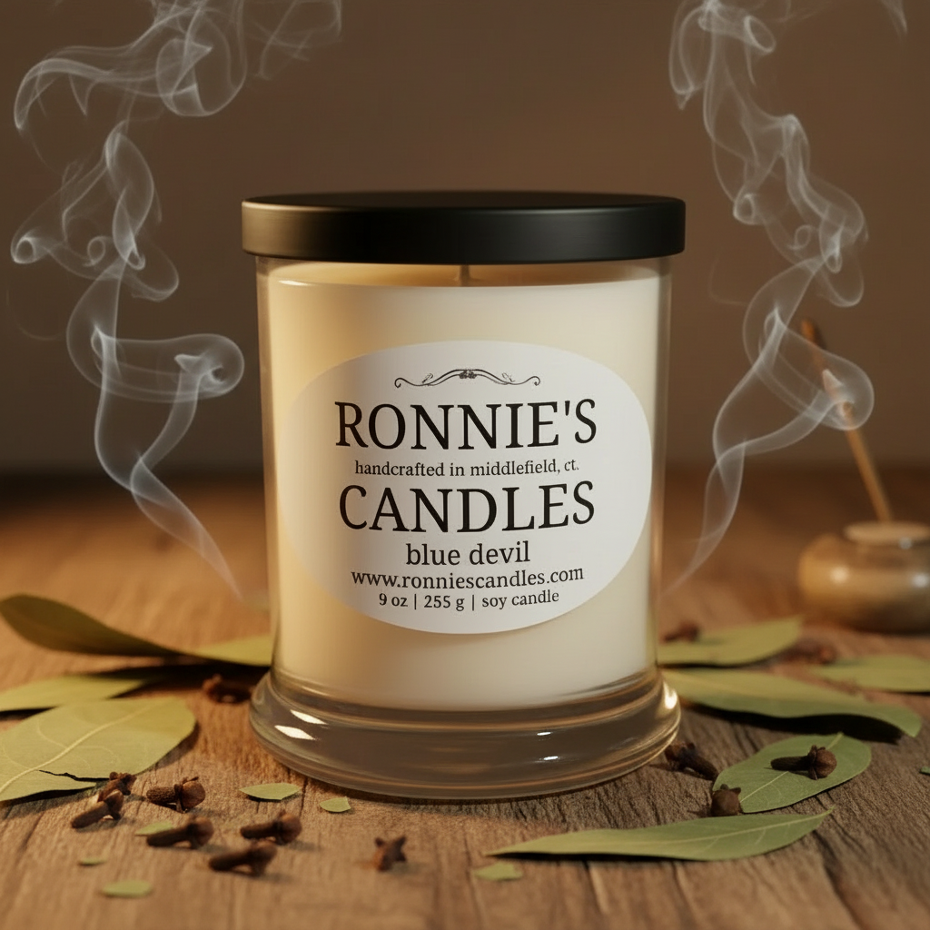 Blue Devil 100% Soy Candle