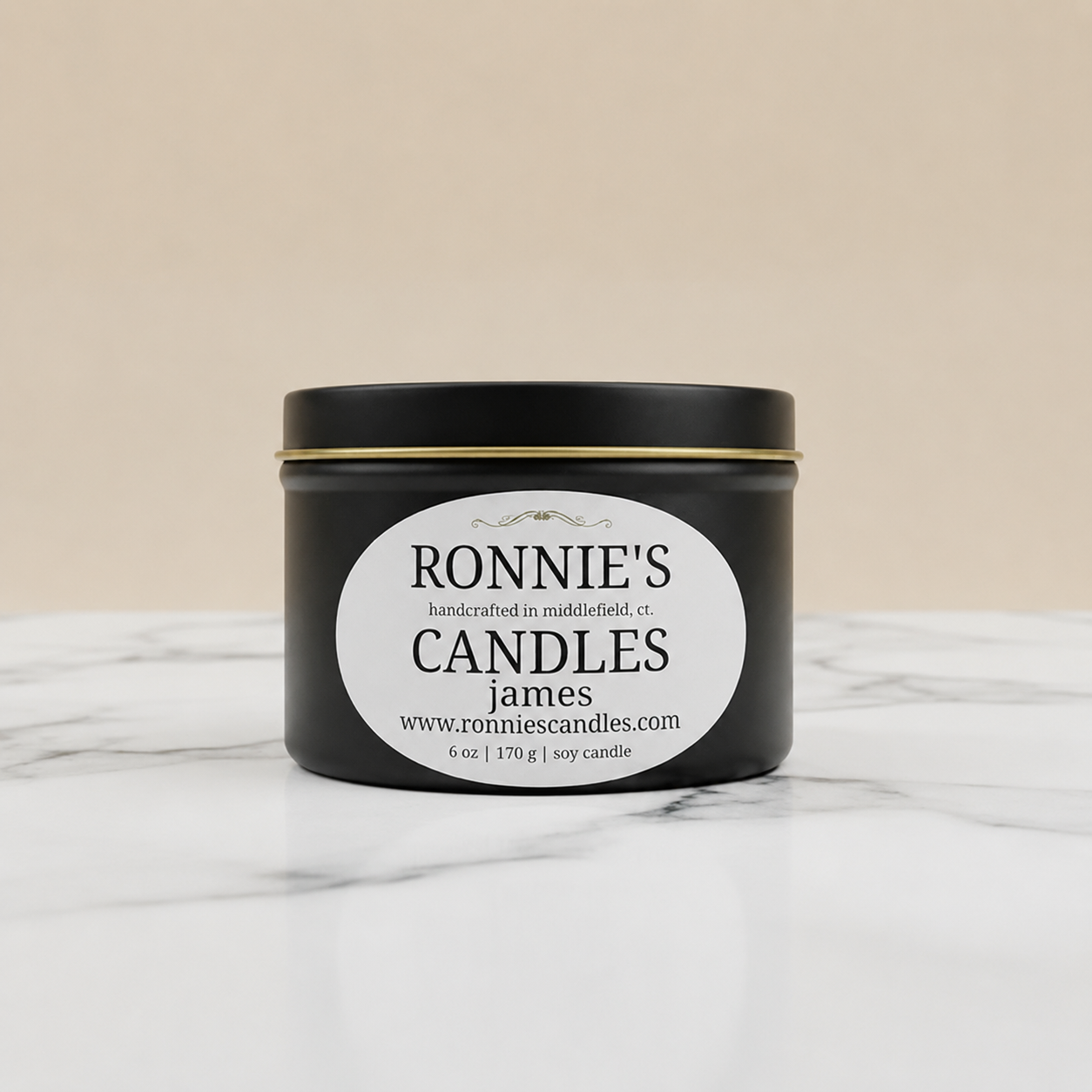 James 100% Soy Candle