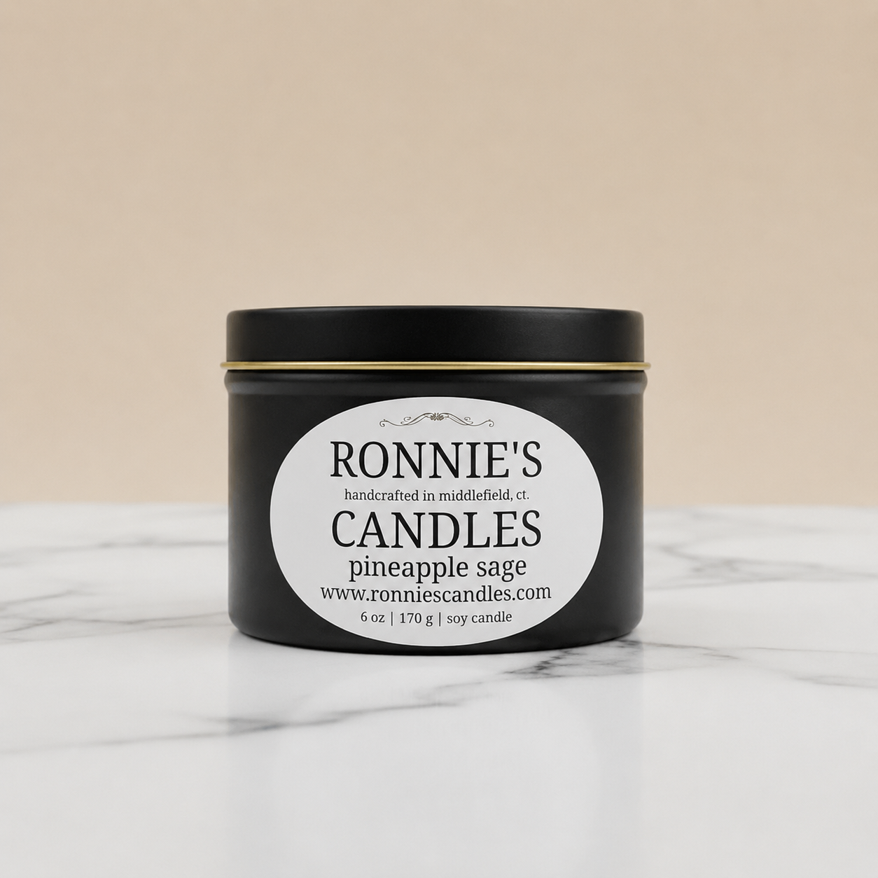 Pineapple Sage 100% Soy Candle
