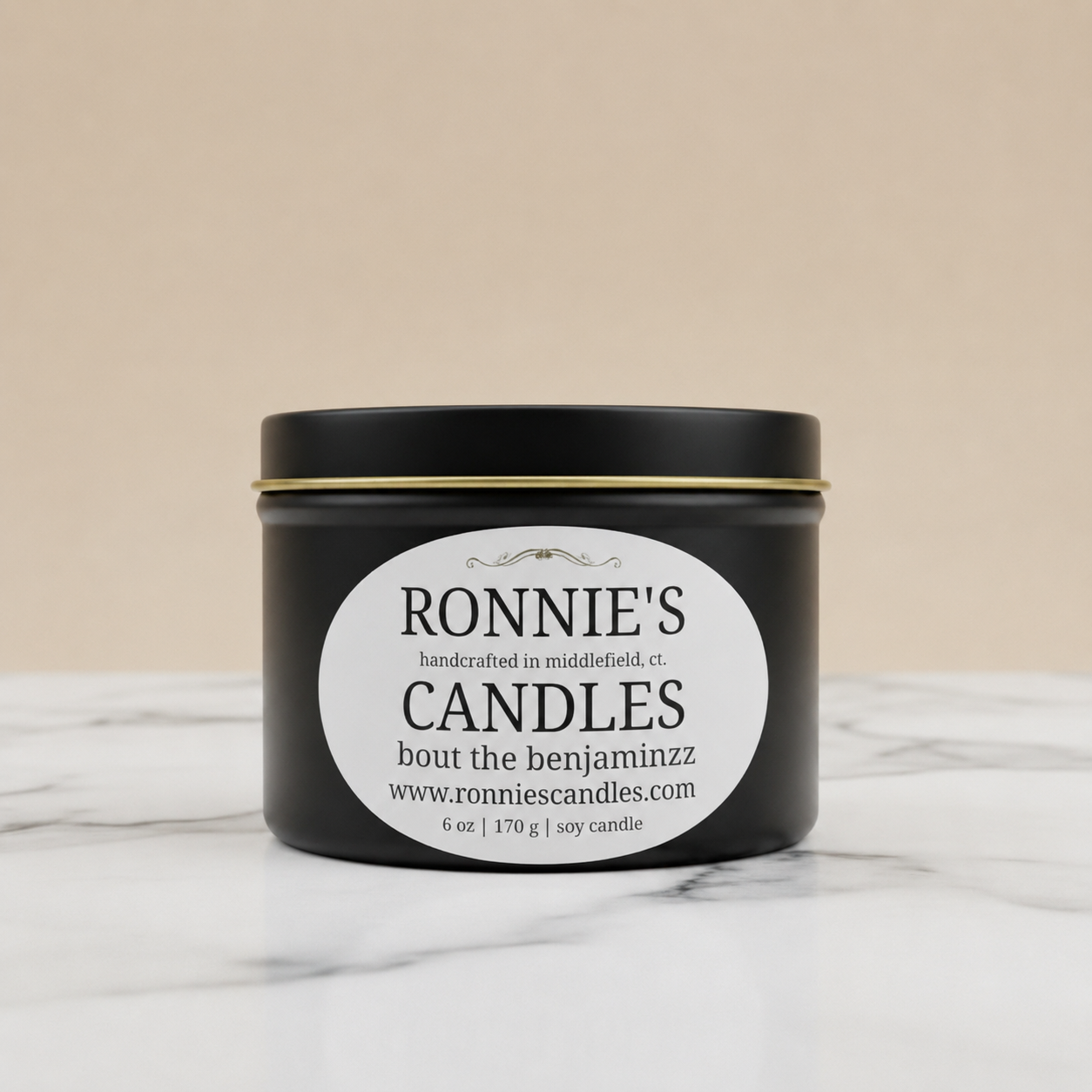 Bout the Benjaminzz 100% Soy Candle