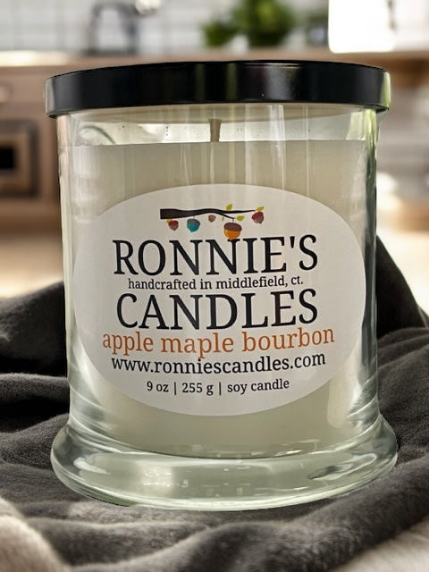 Apple Maple Bourbon 100% Soy Candle