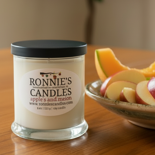 Apples and Melon 100% Soy Candle