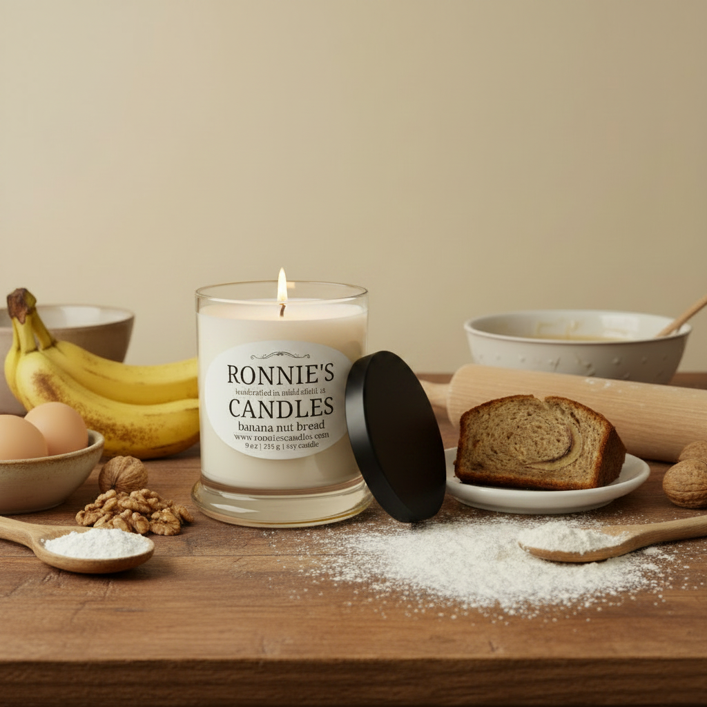 Banana Nut Bread 100% Soy Candle