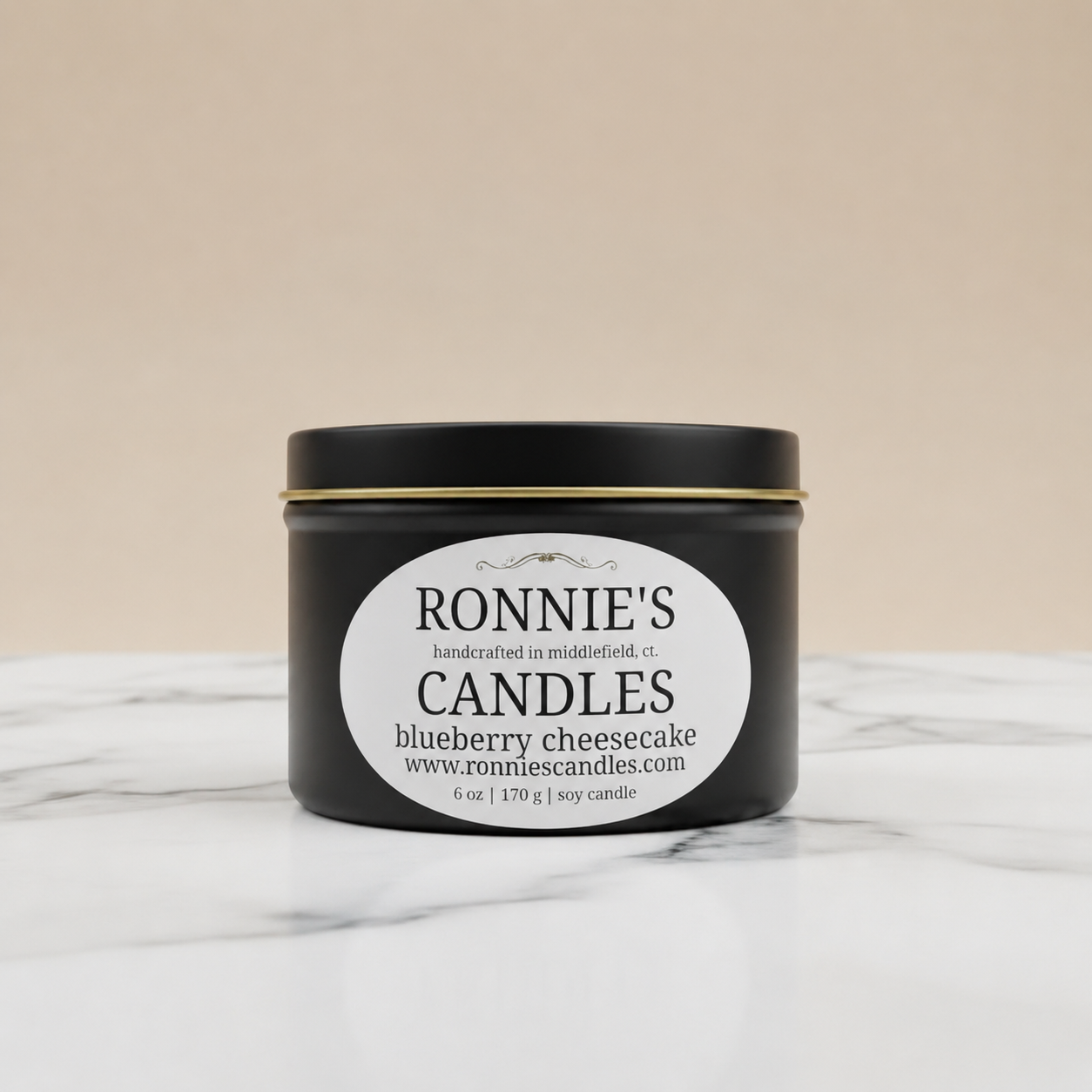 Blueberry Cheesecake 100% Soy Candle