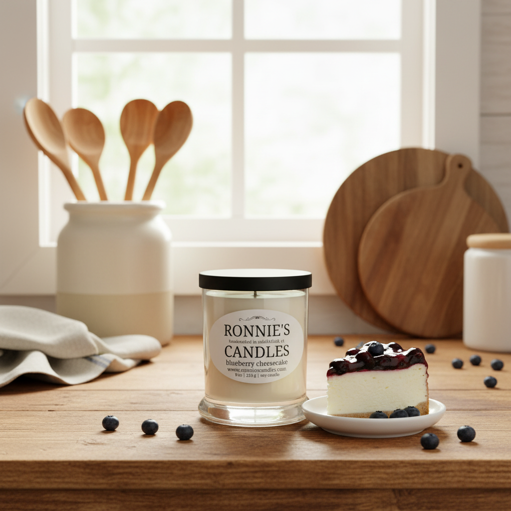 Blueberry Cheesecake 100% Soy Candle