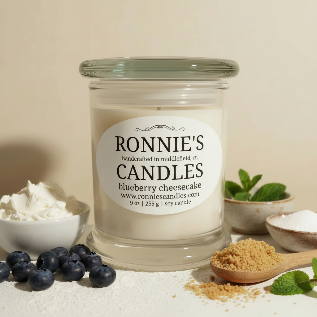 Blueberry Cheesecake 100% Soy Candle