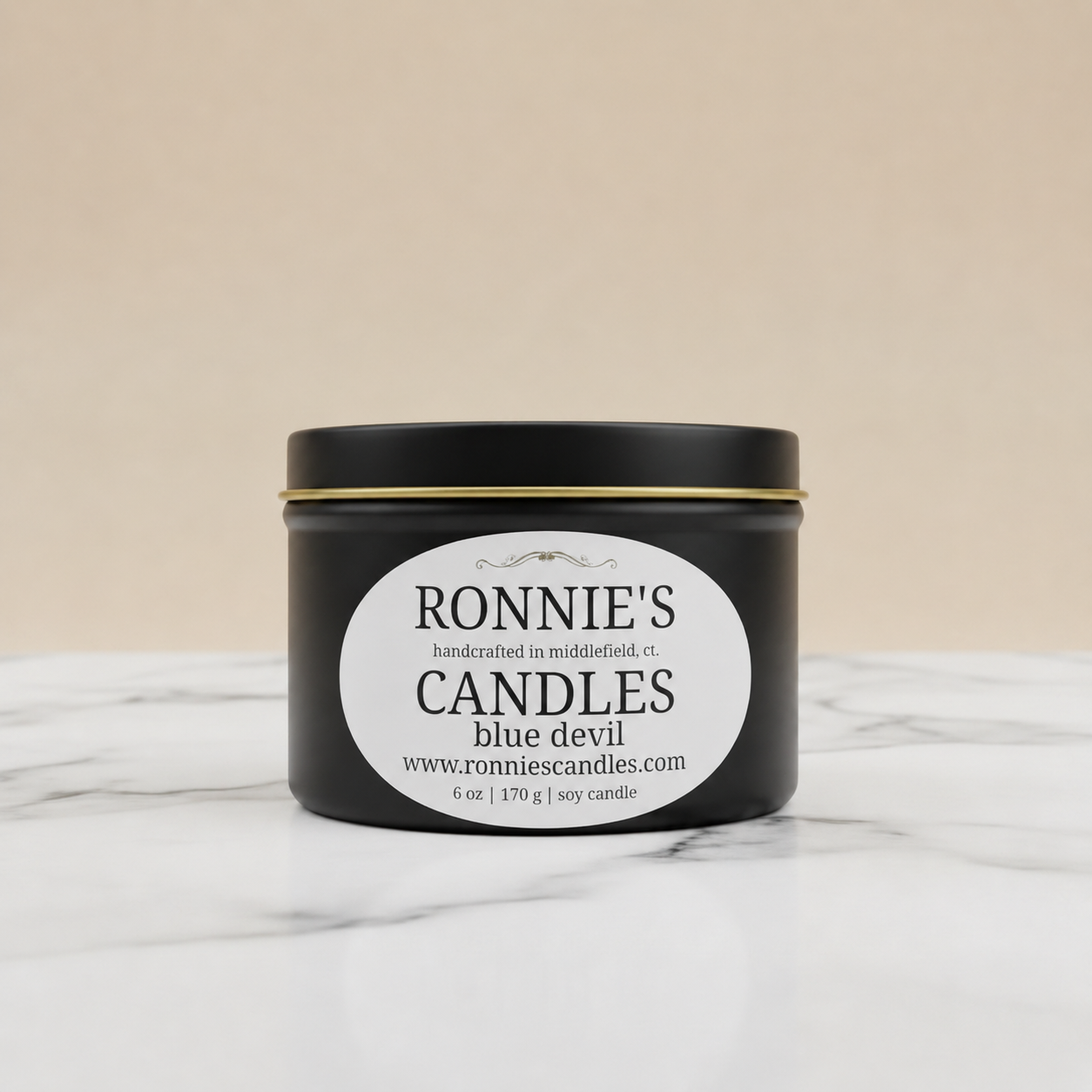 Blue Devil 100% Soy Candle