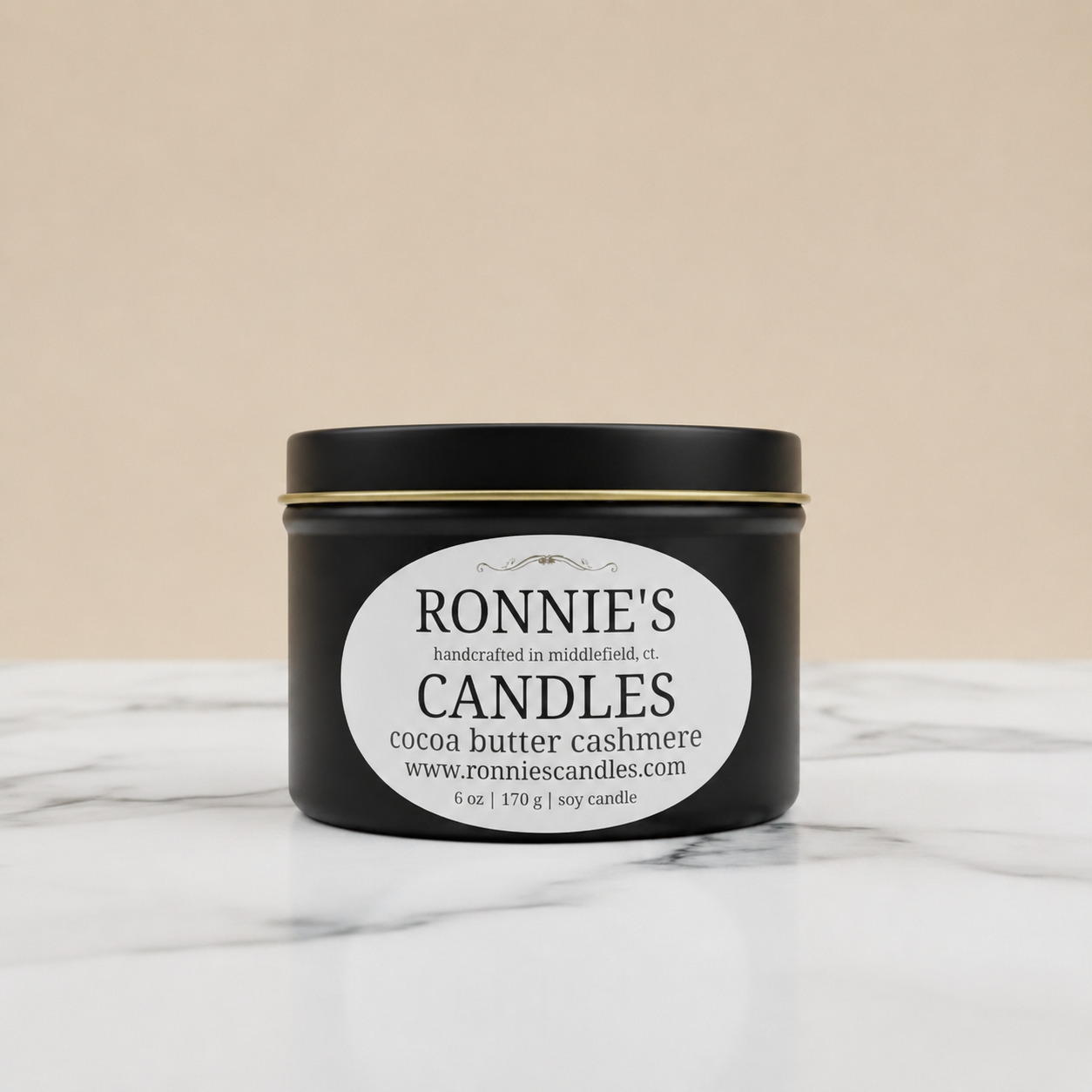 Cocoa Butter Cashmere 100% Soy Candle