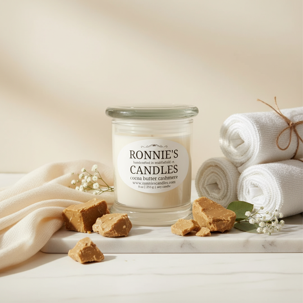 Cocoa Butter Cashmere 100% Soy Candle