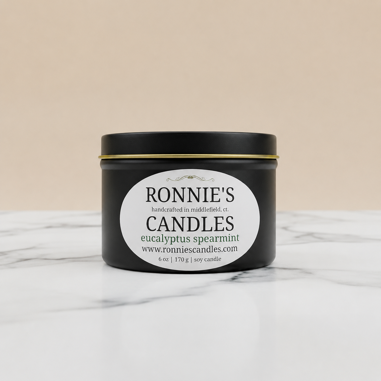 Eucalyptus Spearmint 100% Soy Candle