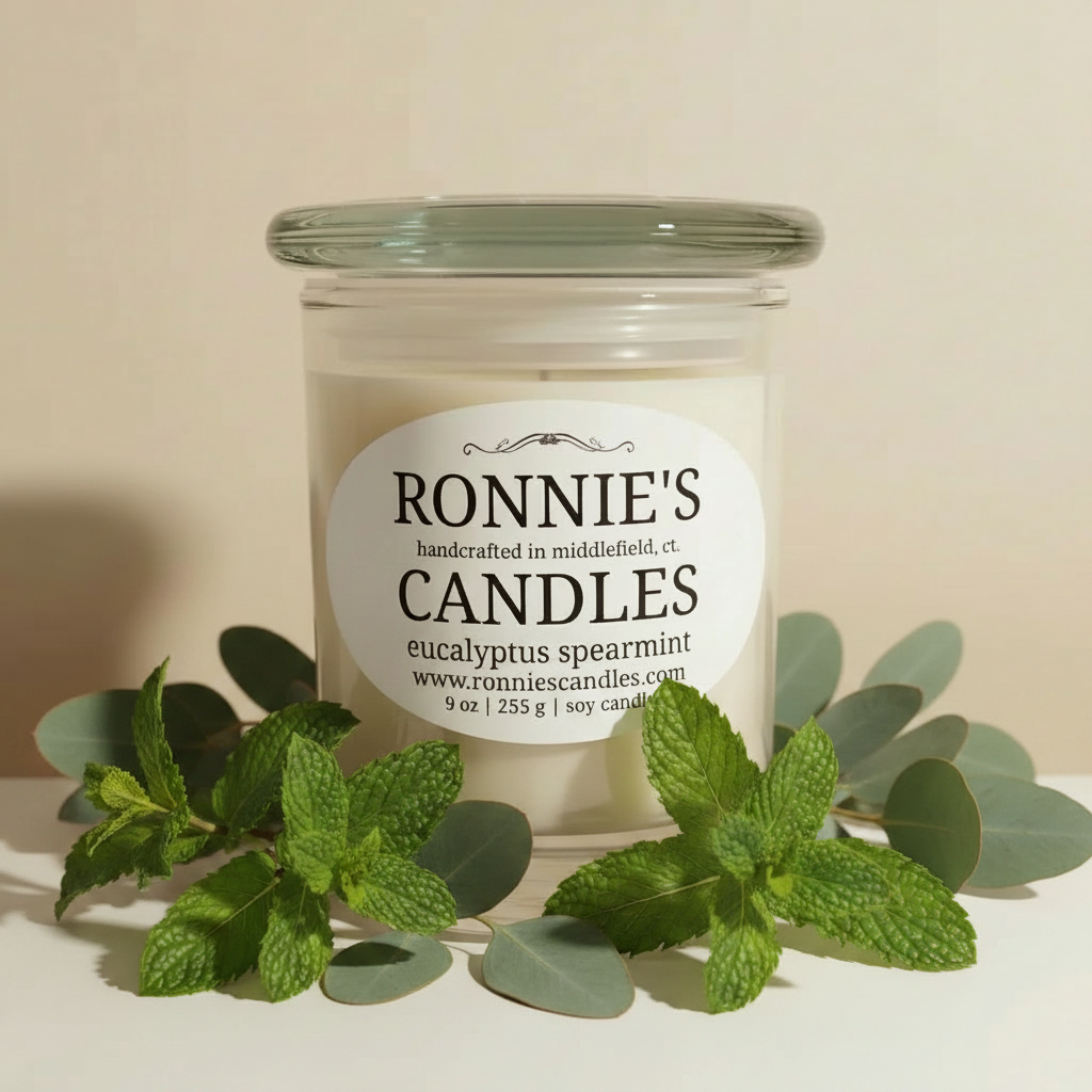 Eucalyptus Spearmint 100% Soy Candle