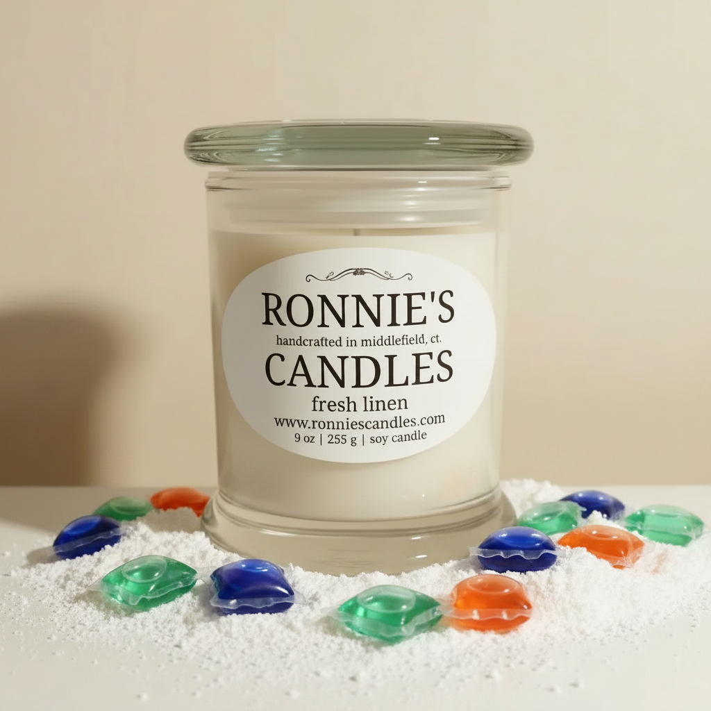 Fresh Linen 100% Soy Candle