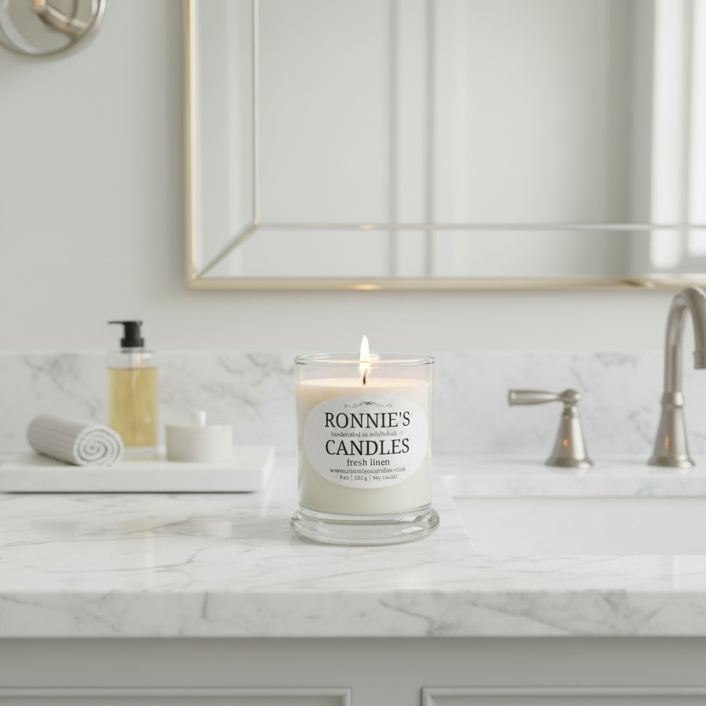 Fresh Linen 100% Soy Candle