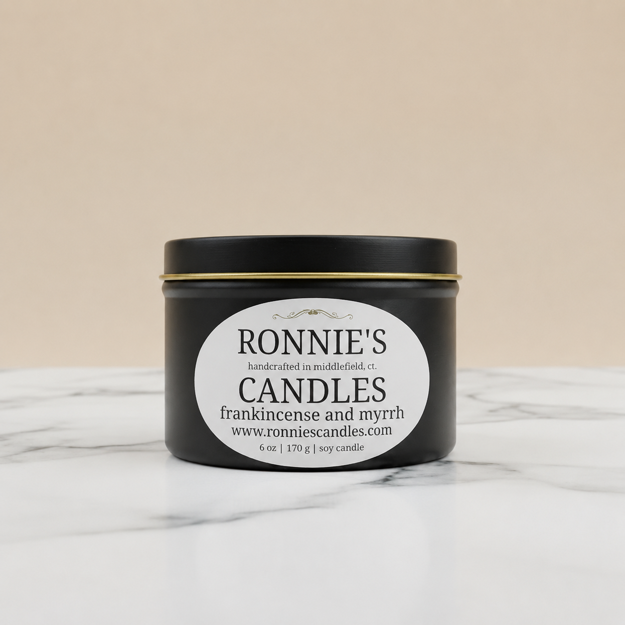 Frankincense and Myrrh 100% Soy Candle