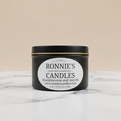 Frankincense and Myrrh 100% Soy Candle