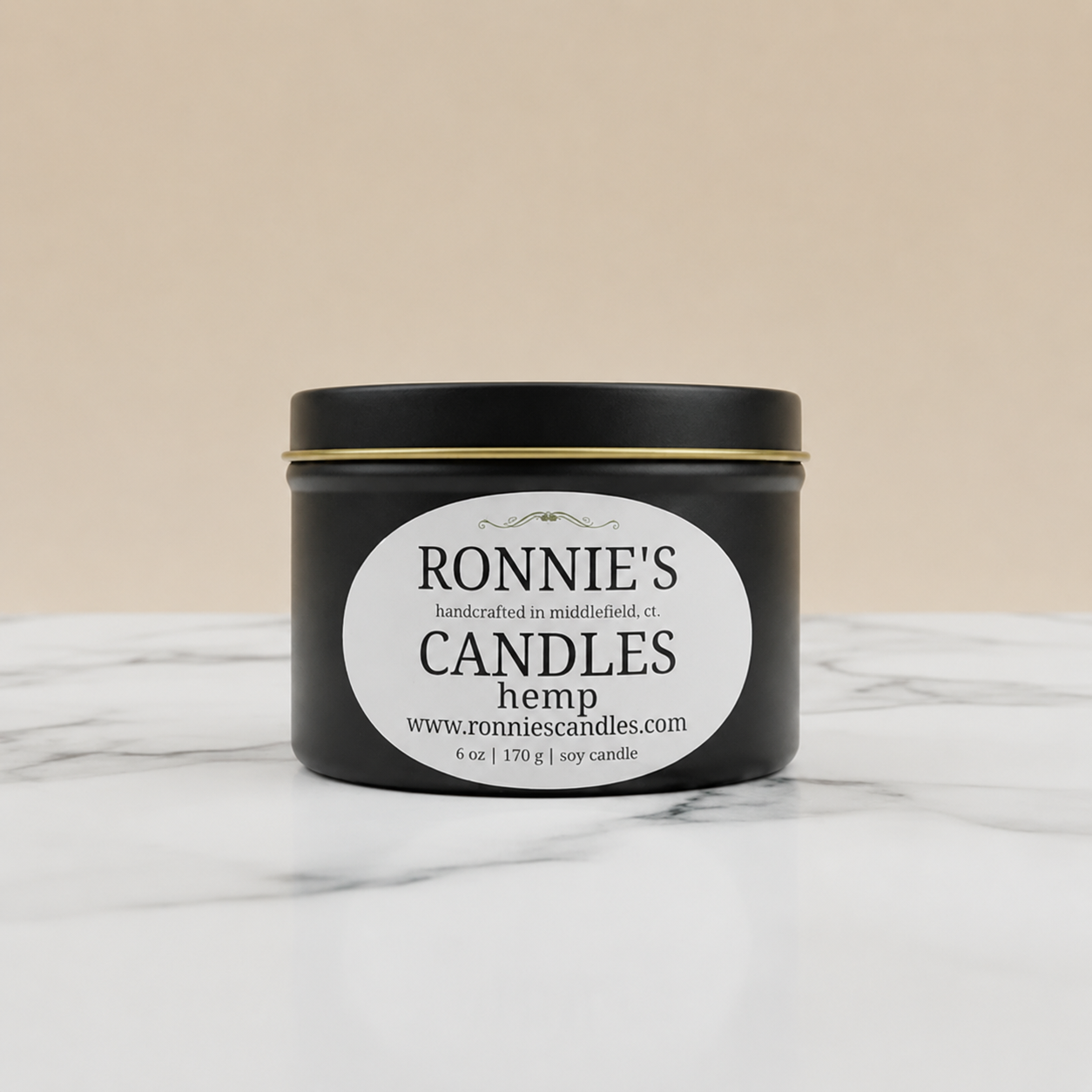Hemp 100% Soy Candle