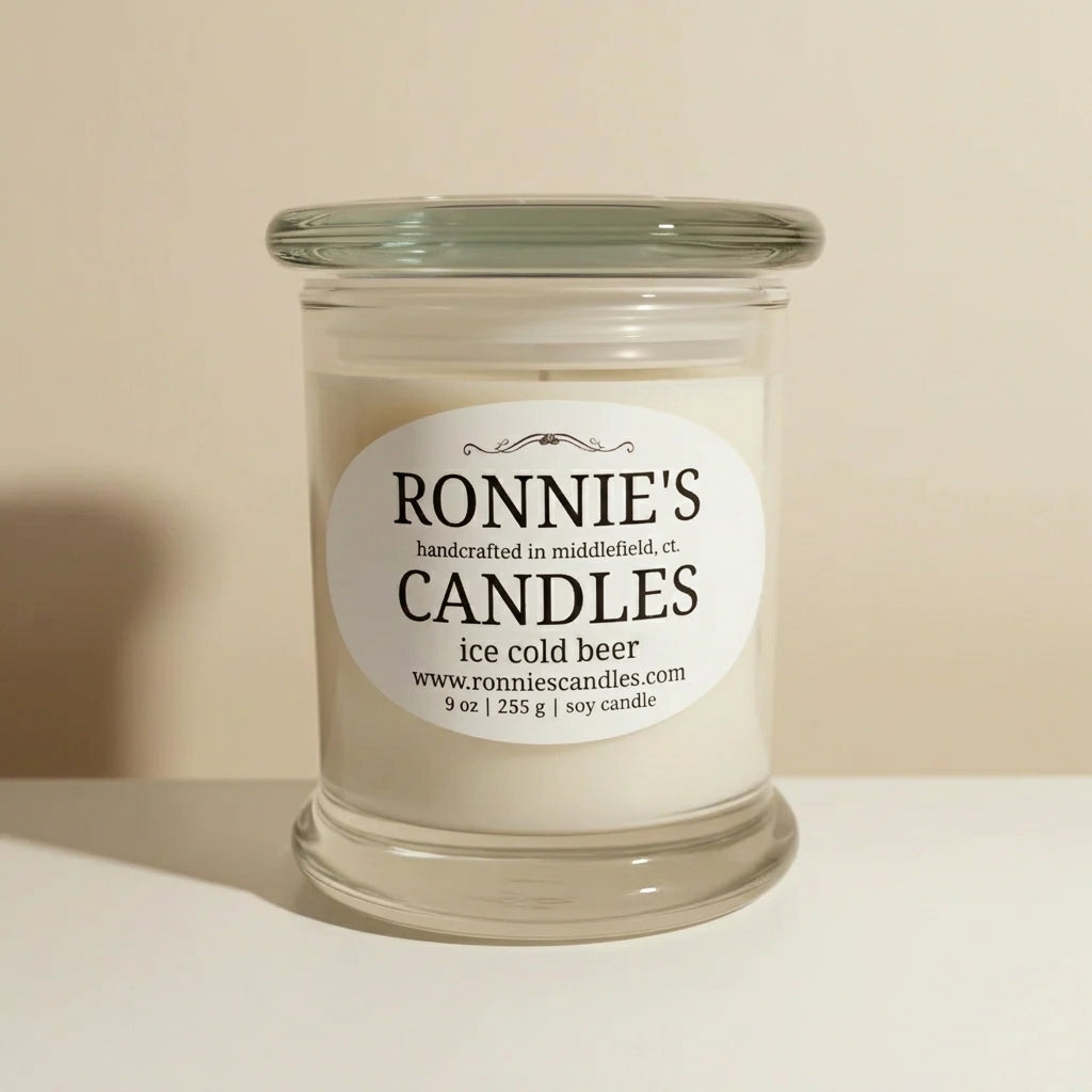 Ice Cold Beer 100% Soy Candle