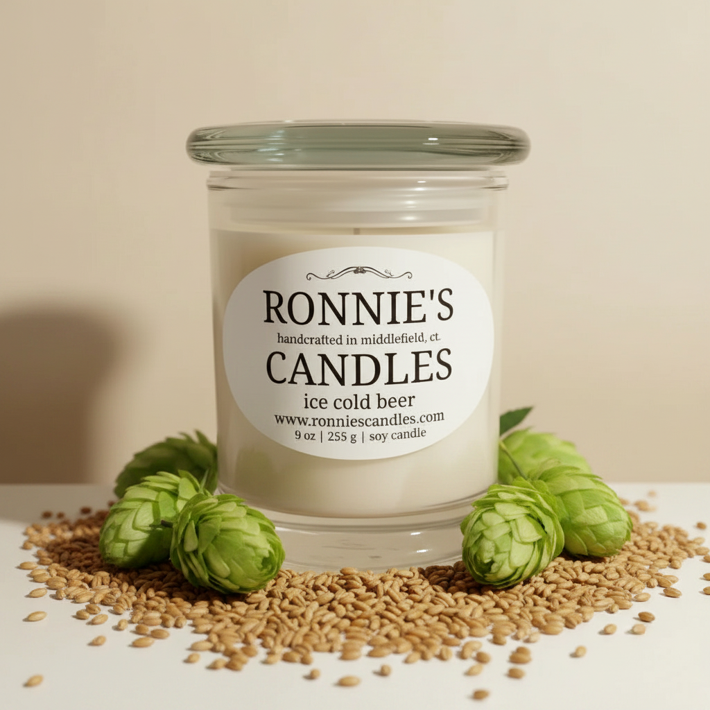 Ice Cold Beer 100% Soy Candle