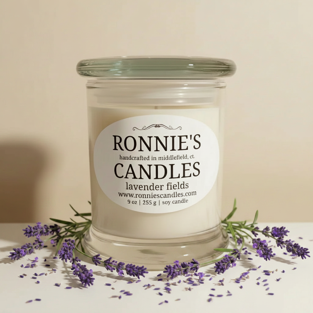 Lavender Fields 100% Soy Candle