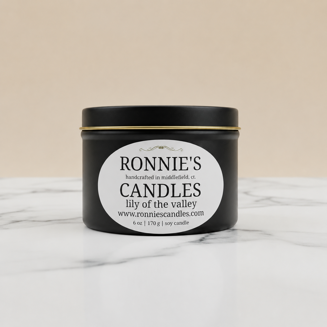 Lily of the Valley 100% Soy Candle