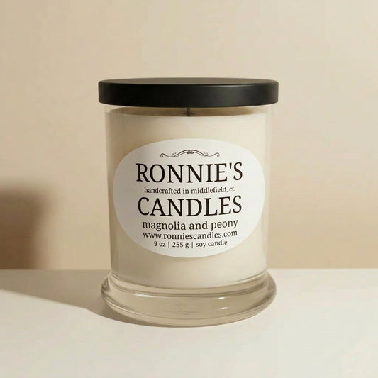 Magnolia and Peony 100% Soy Candle