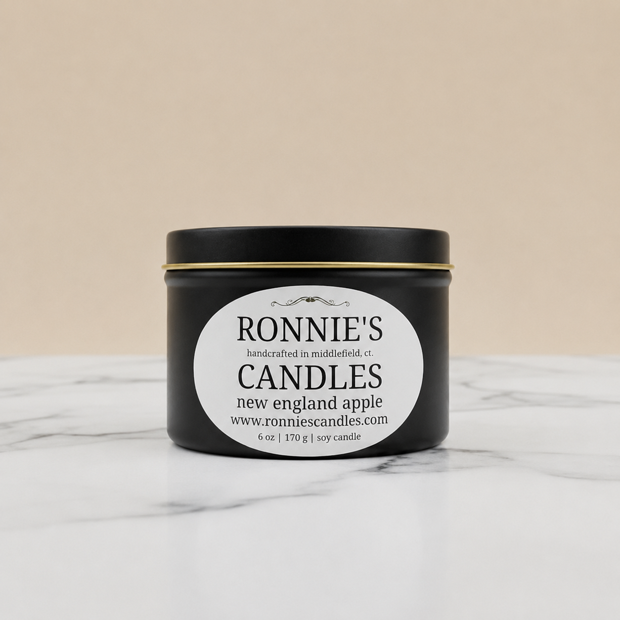 New England Apple 100% Soy Candle