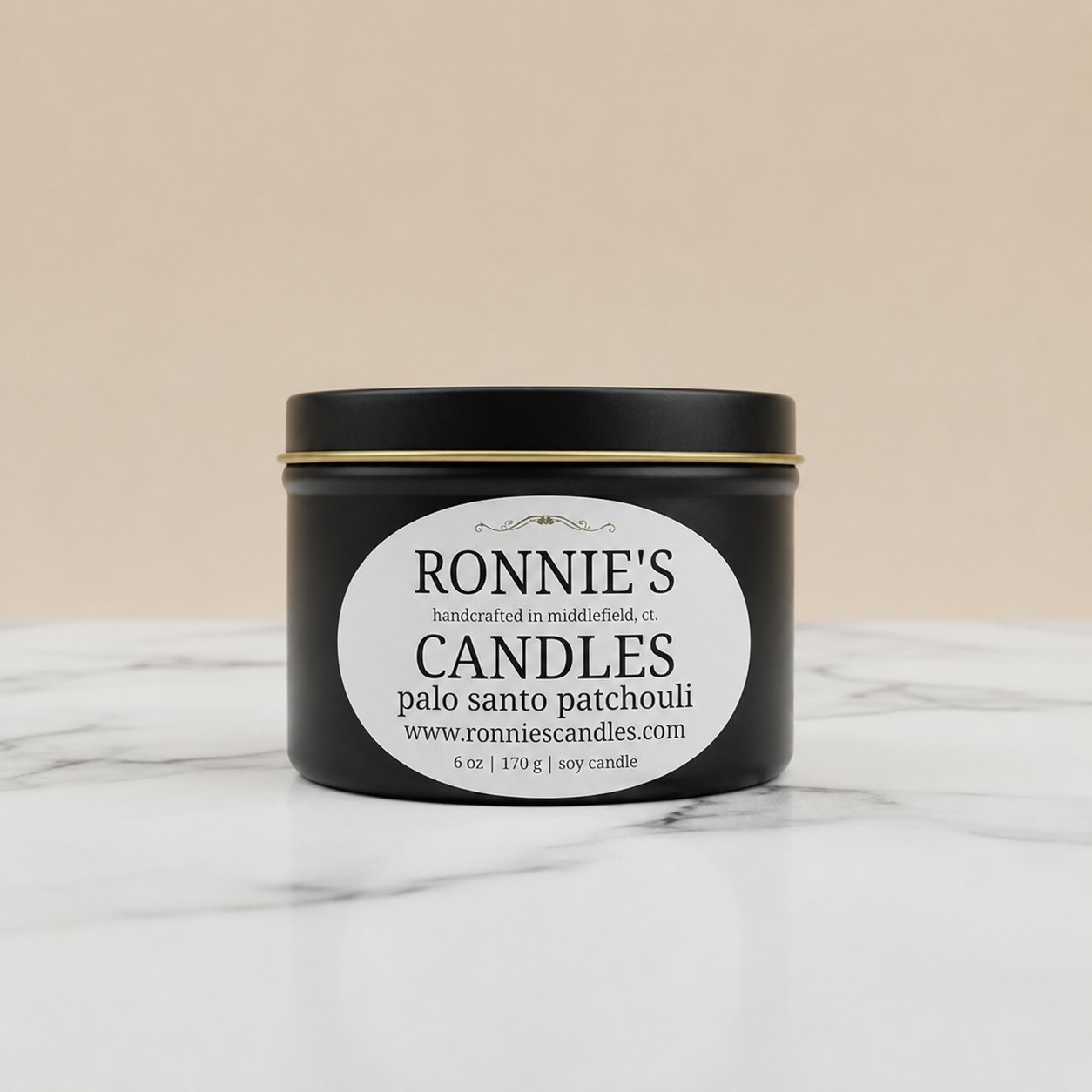 Palo Santo Patchouli 100% Soy Candle
