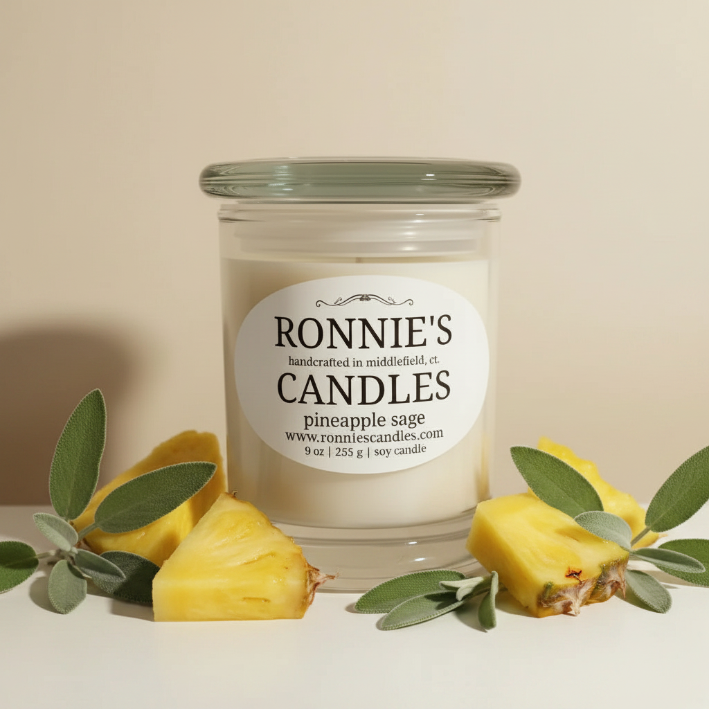 Pineapple Sage 100% Soy Candle