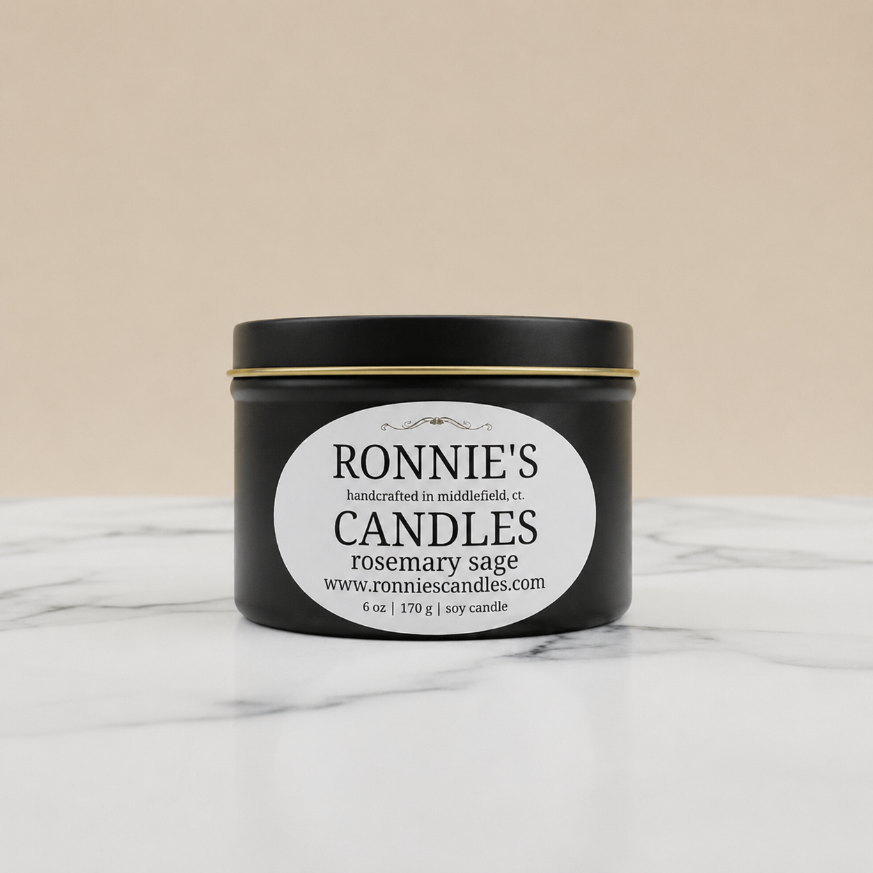 Rosemary Sage 100% Soy Candle