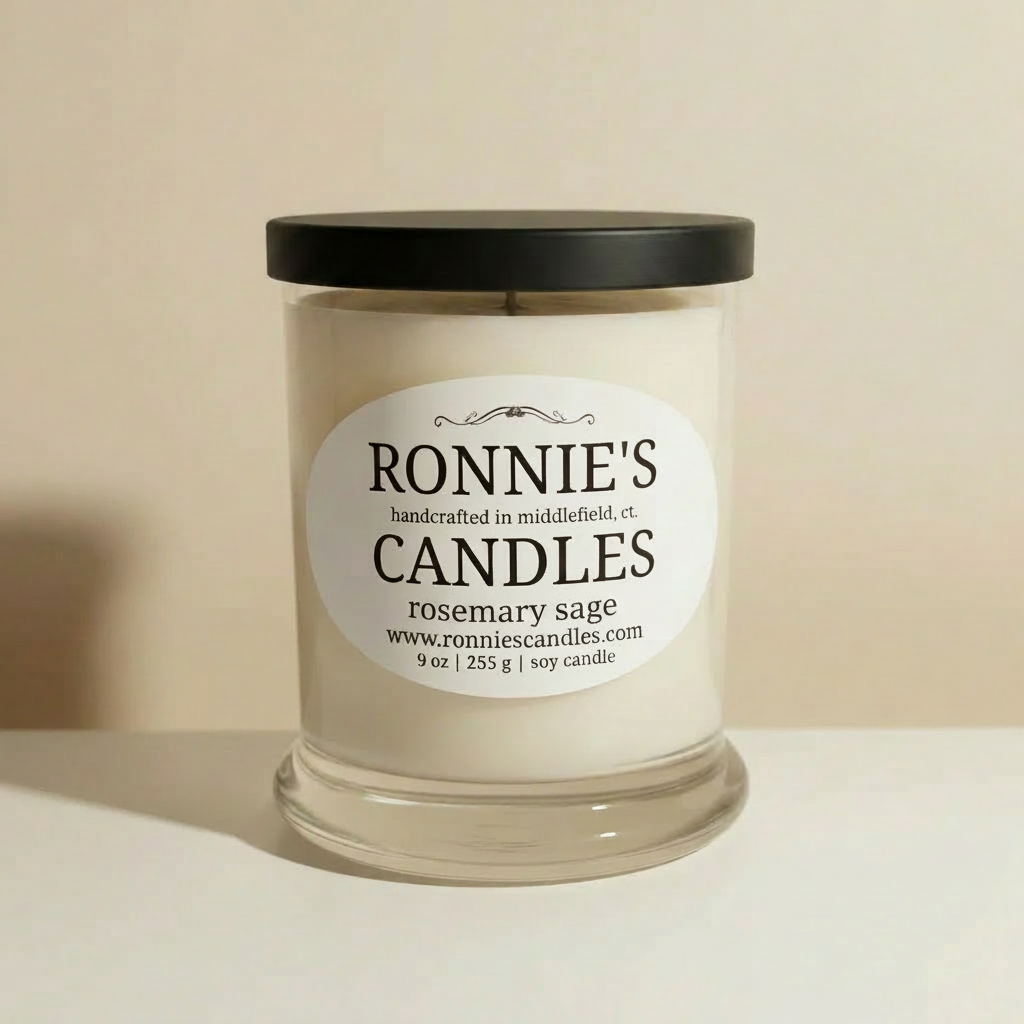 Rosemary Sage 100% Soy Candle