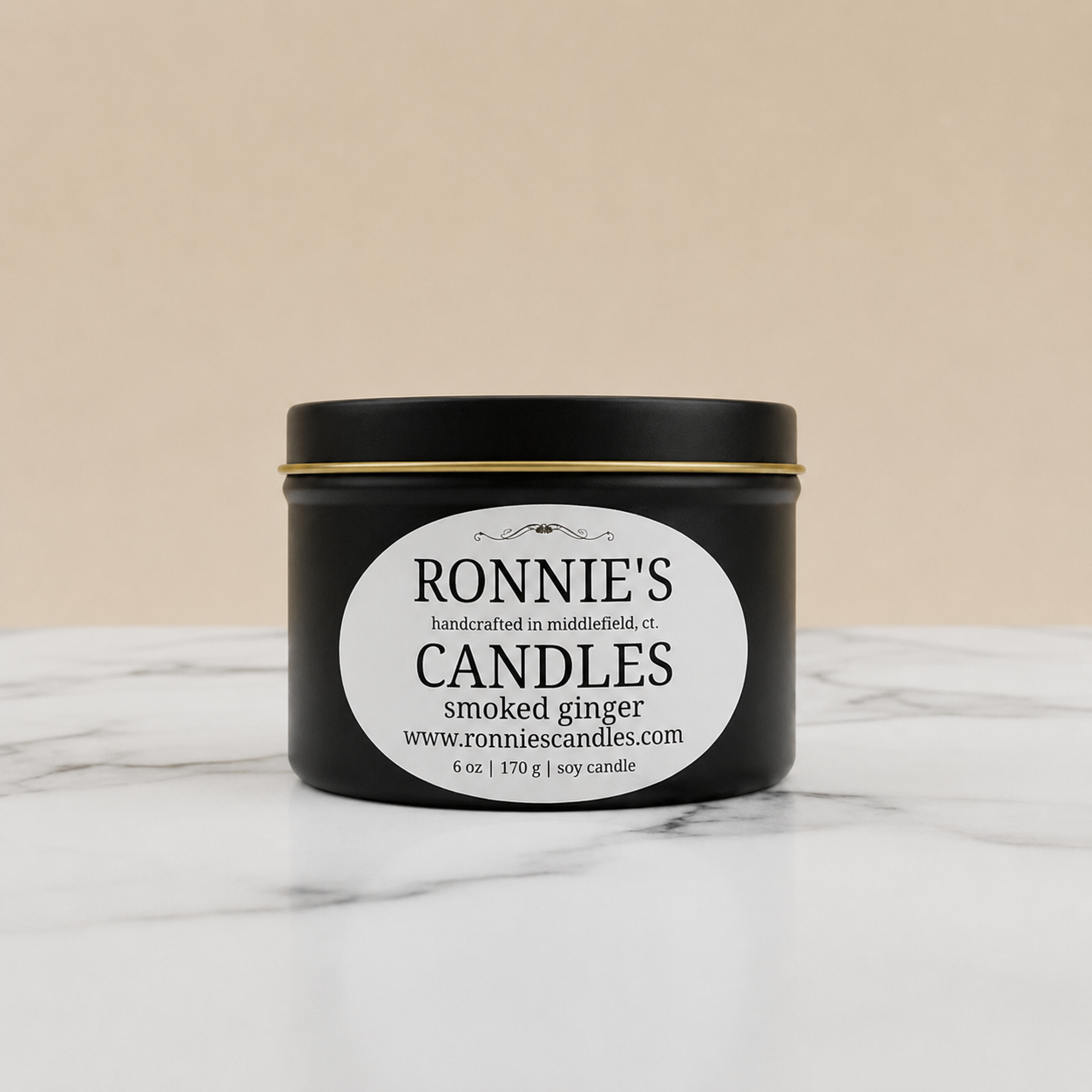 Smoked Ginger 100% Soy Candle