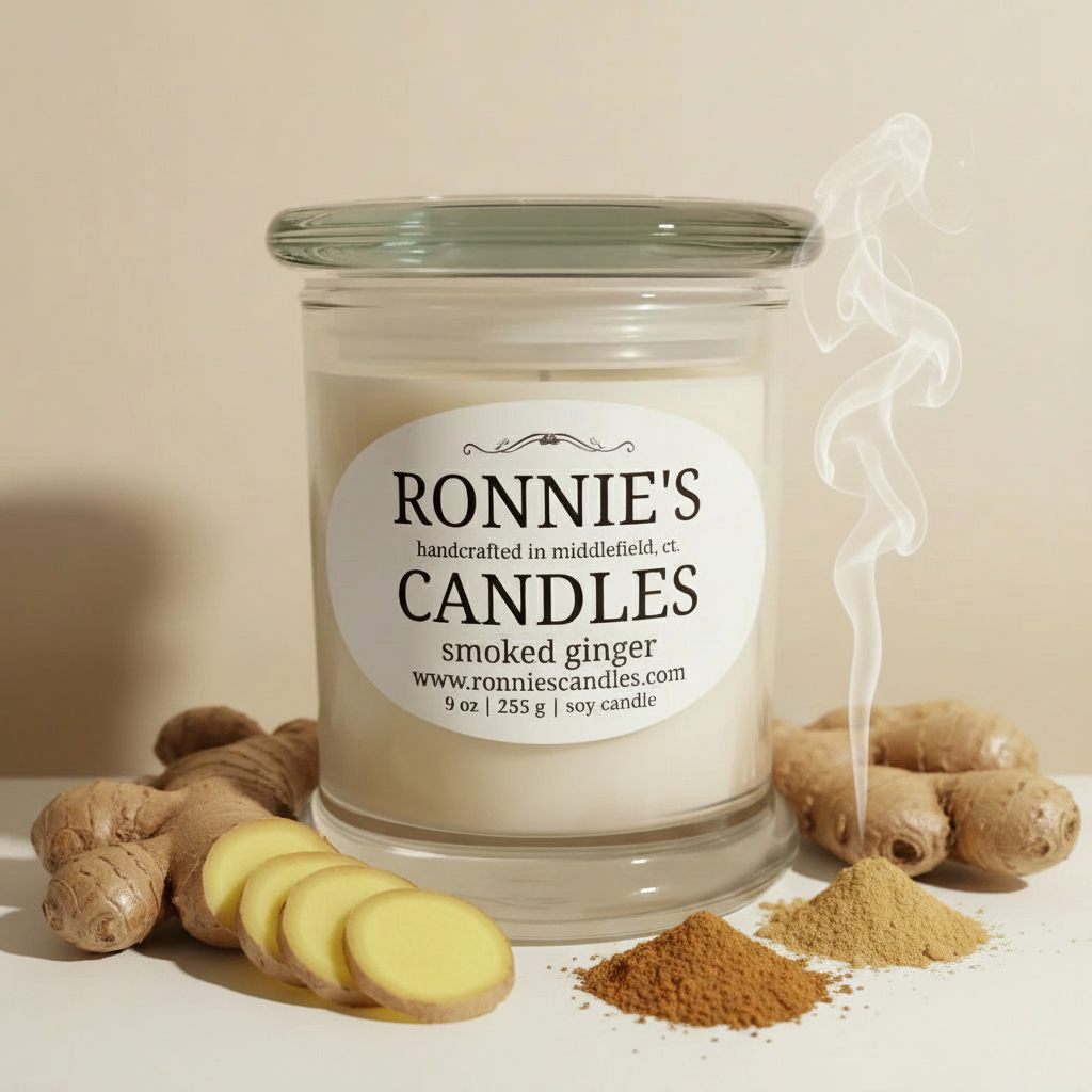 Smoked Ginger 100% Soy Candle