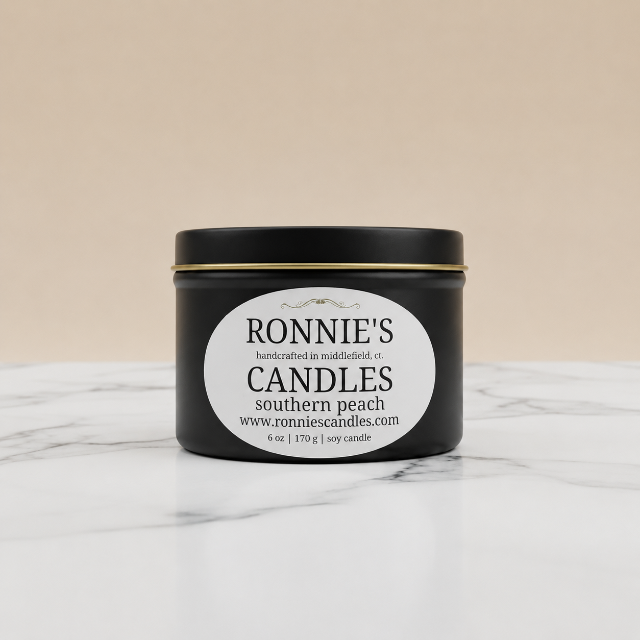 Southern Peach 100% Soy Candle