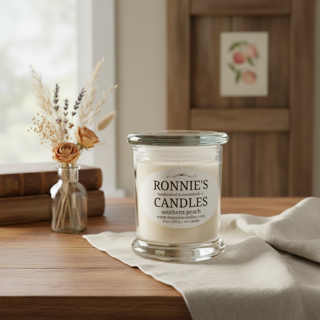 Southern Peach 100% Soy Candle