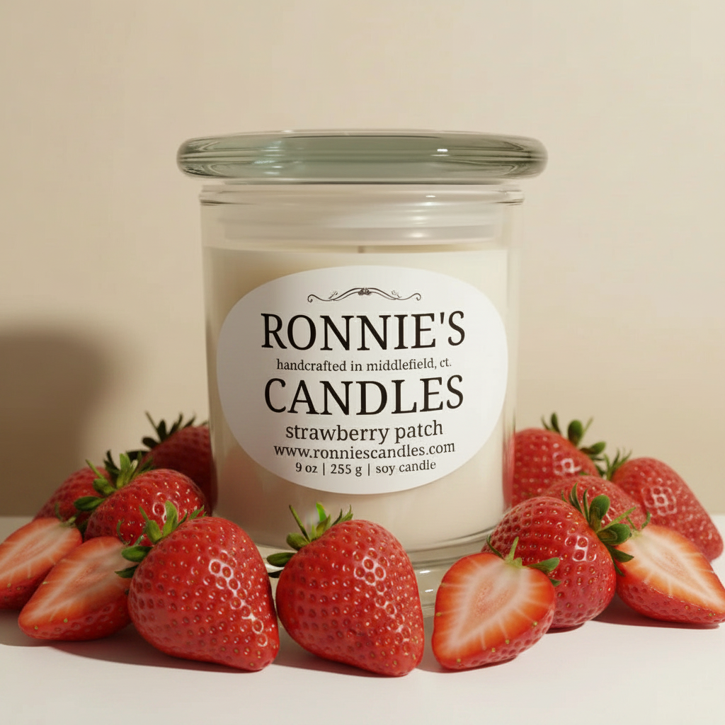 Strawberry Patch 100% Soy Candle