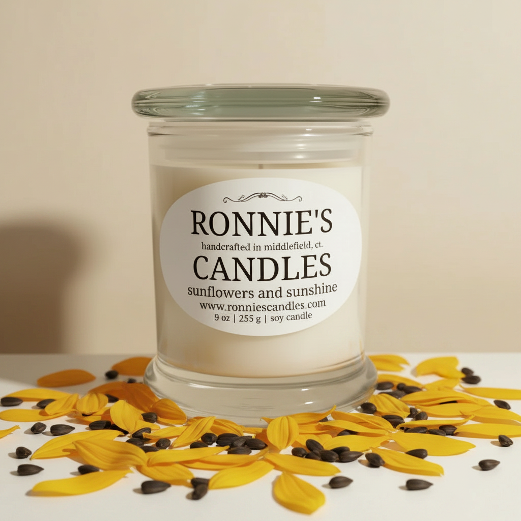 Sunflowers and Sunshine 100% Soy Candle