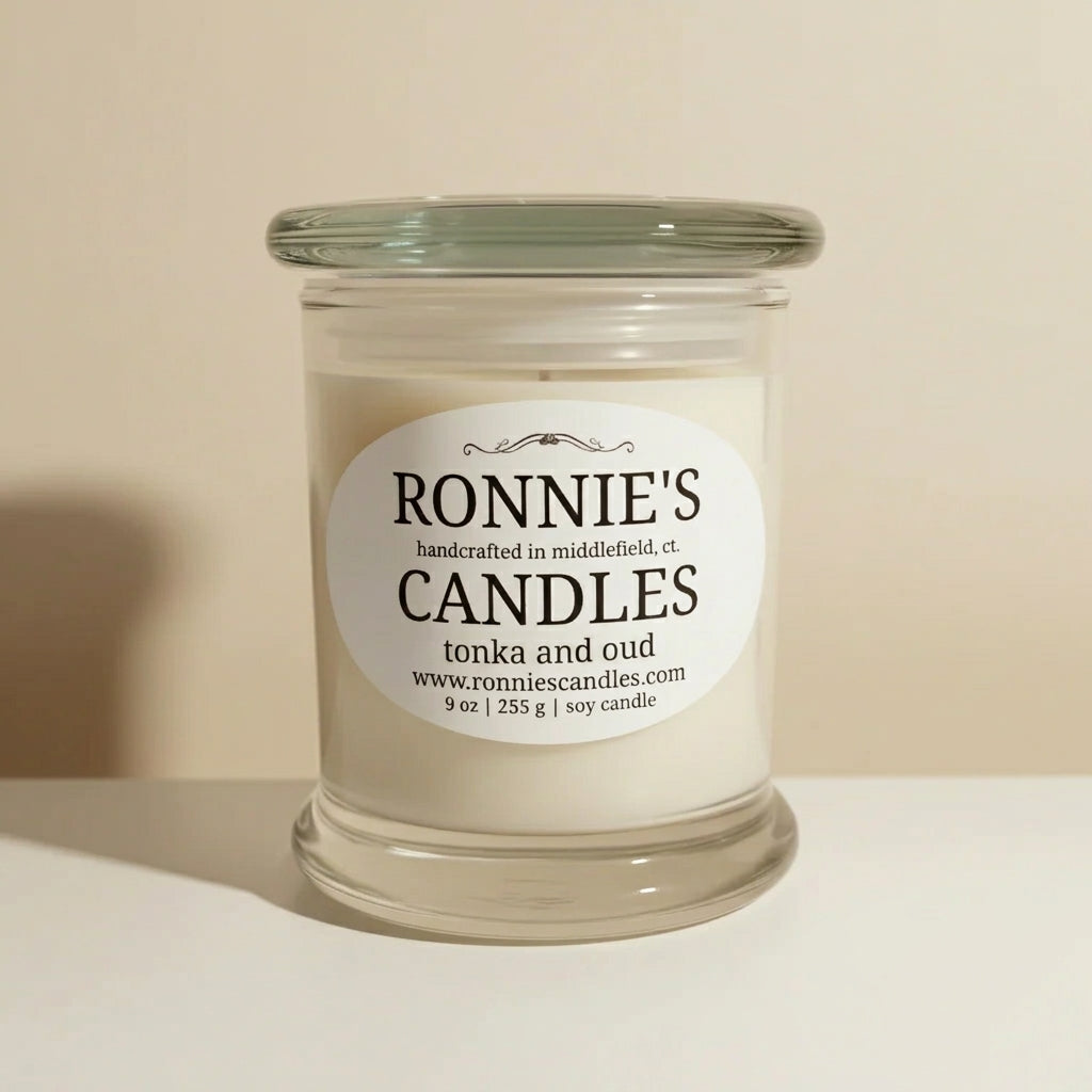 Tonka and Oud 100% Soy Candle