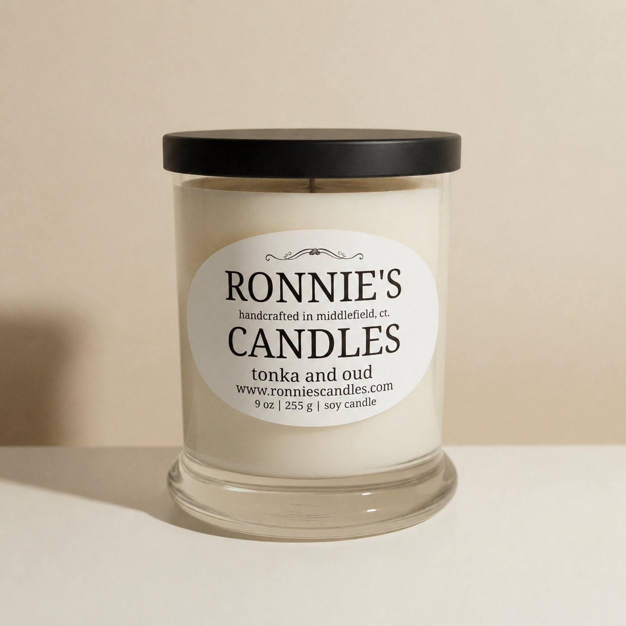Tonka and Oud 100% Soy Candle