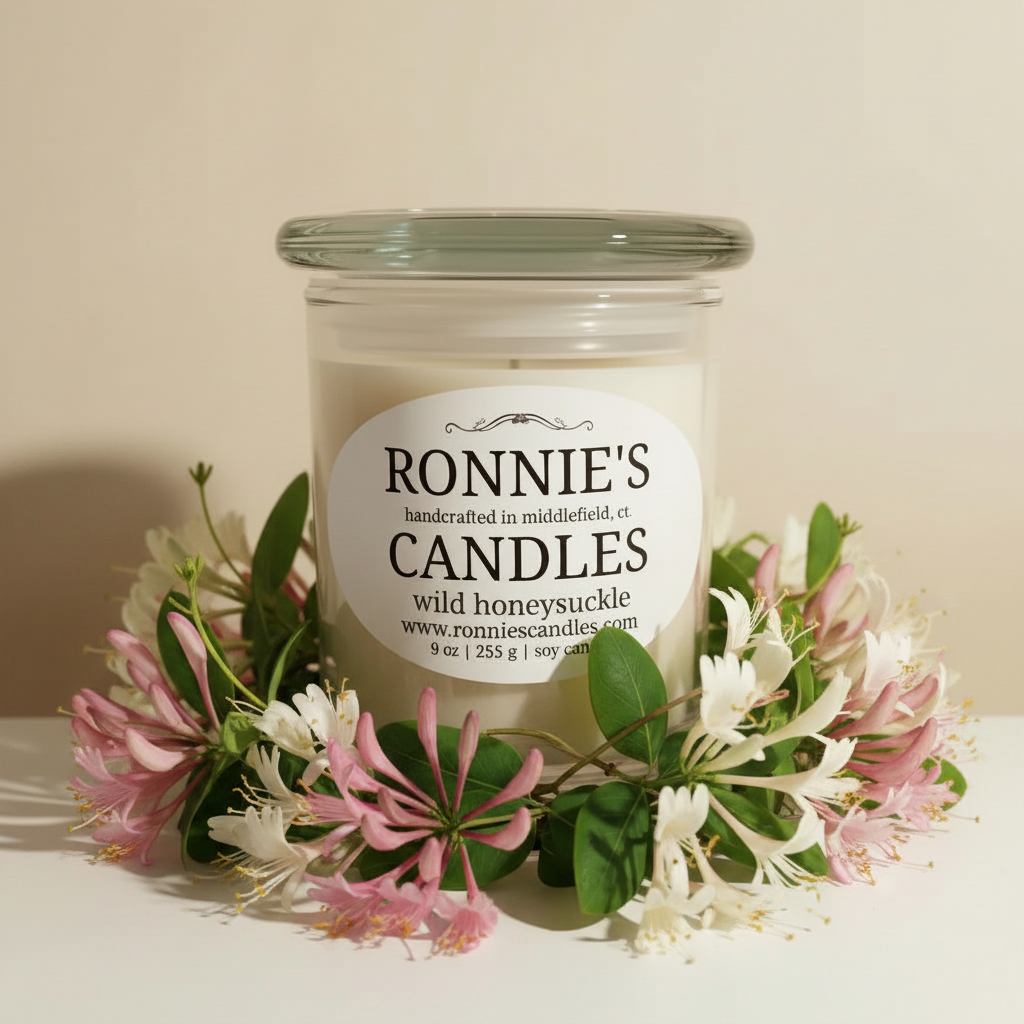 Wild Honeysuckle 100% Soy Candle