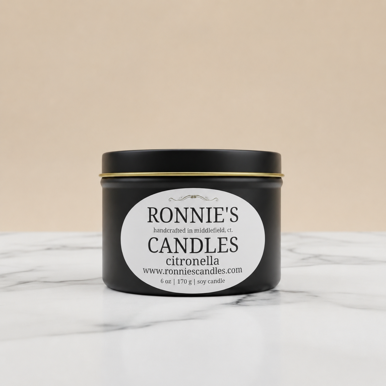 Citronella 100% Soy Candle