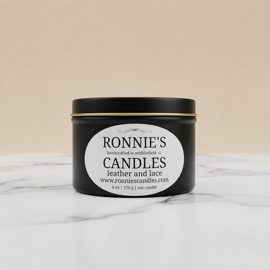 Leather and Lace 100% Soy Candle