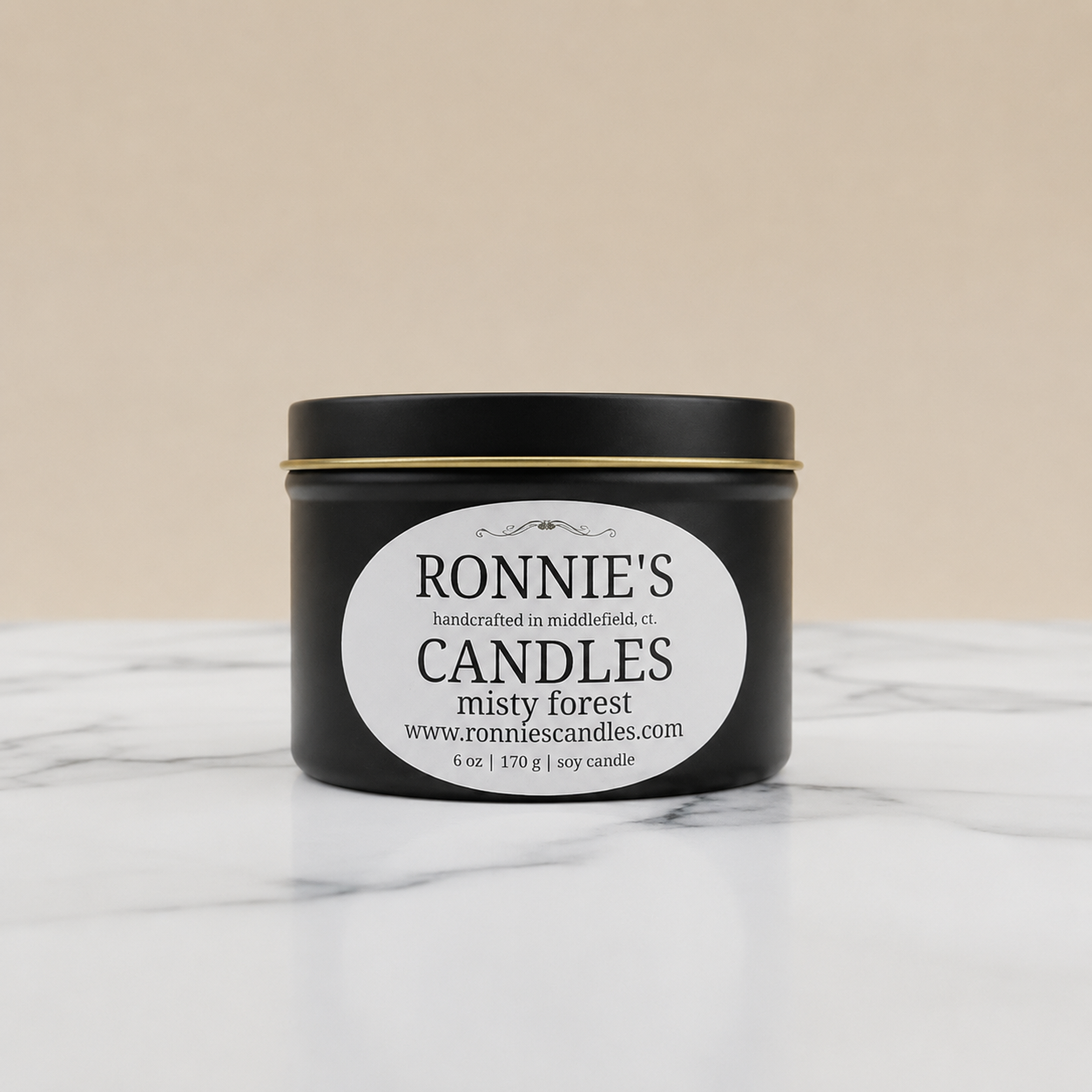 Misty Forest 100% Soy Candle