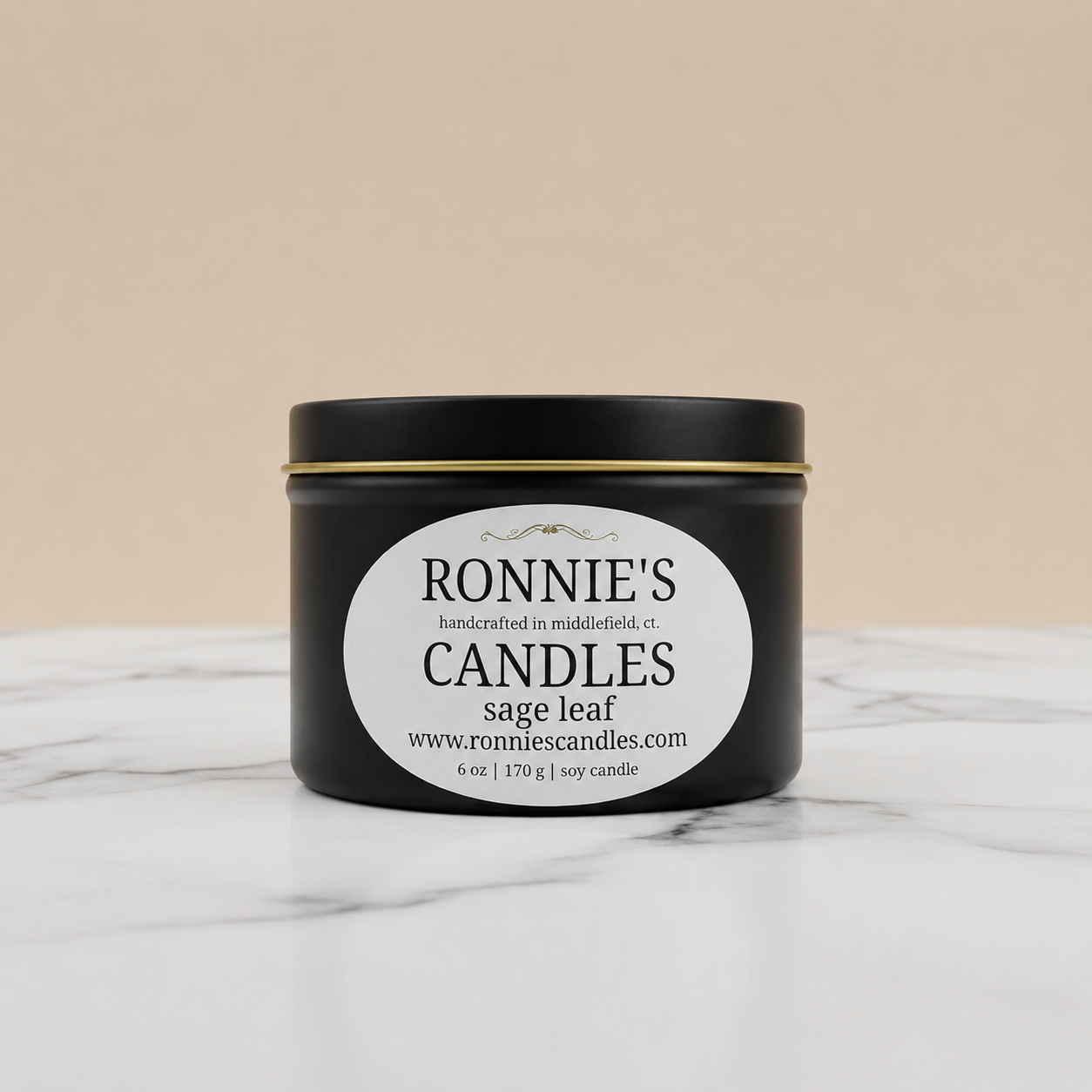Sage Leaf 100% Soy Candle