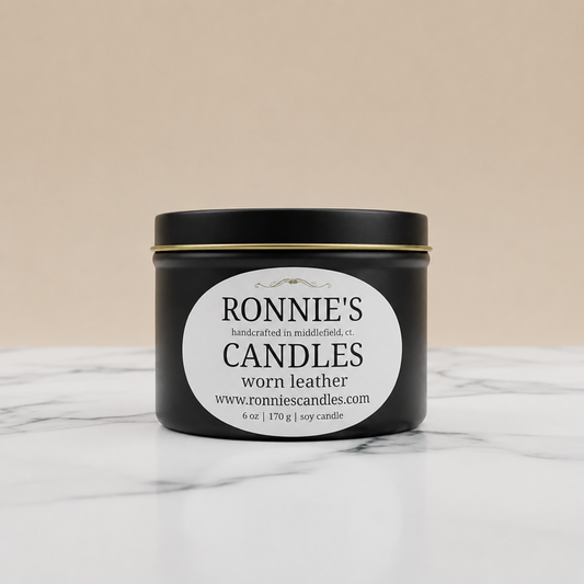 Worn Leather 100% Soy Candle