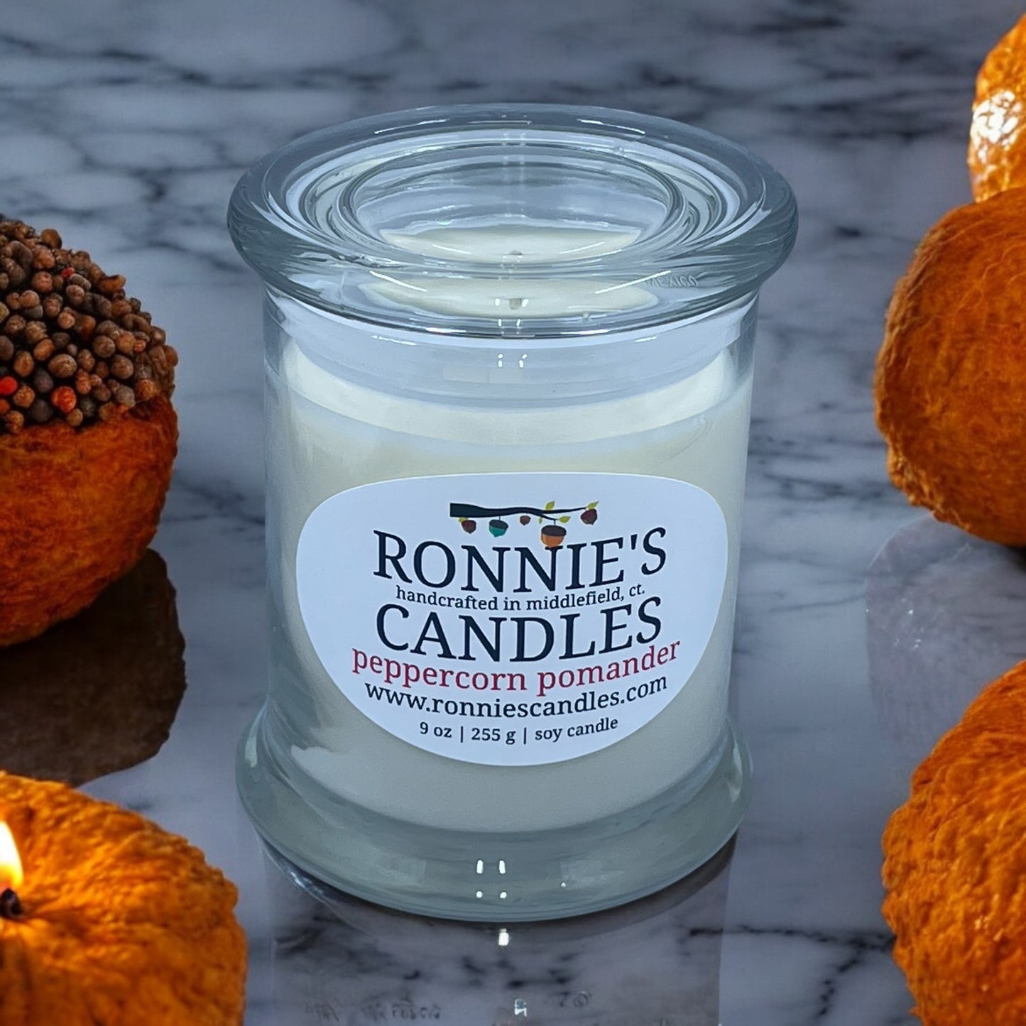 Orange Pomander 100% Soy Candle