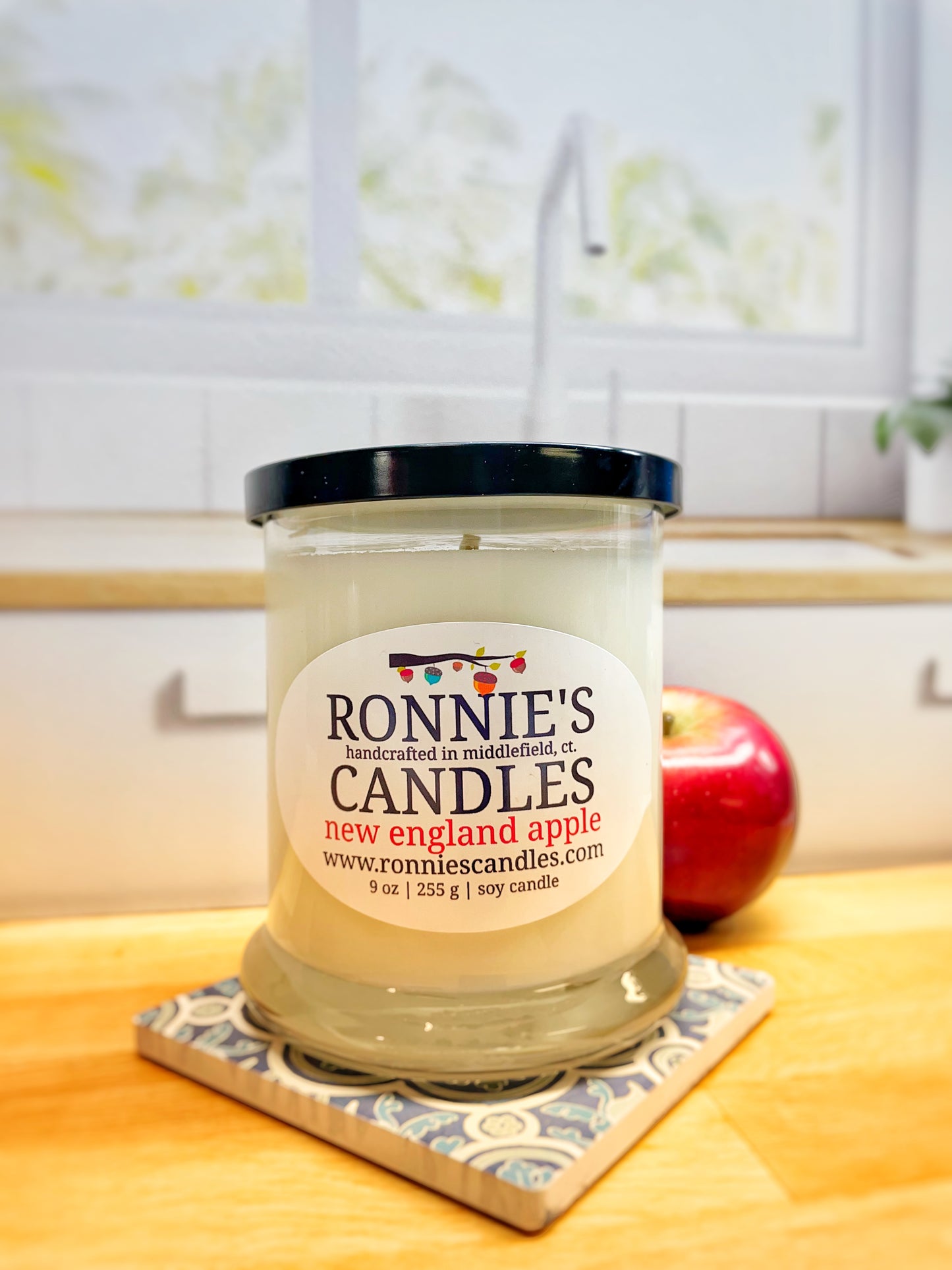 New England Apple 100% Soy Candle