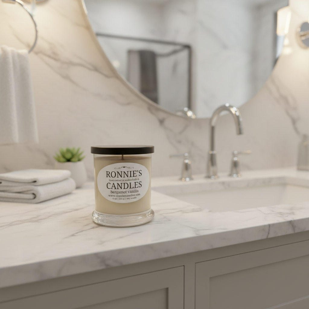 Bergamot Vanilla 100% Soy Candle