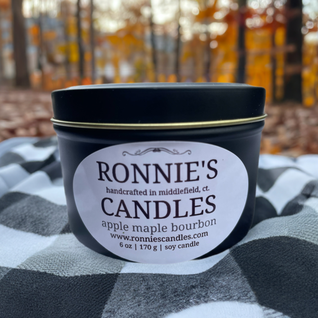 Apple Maple Bourbon 100% Soy Candle