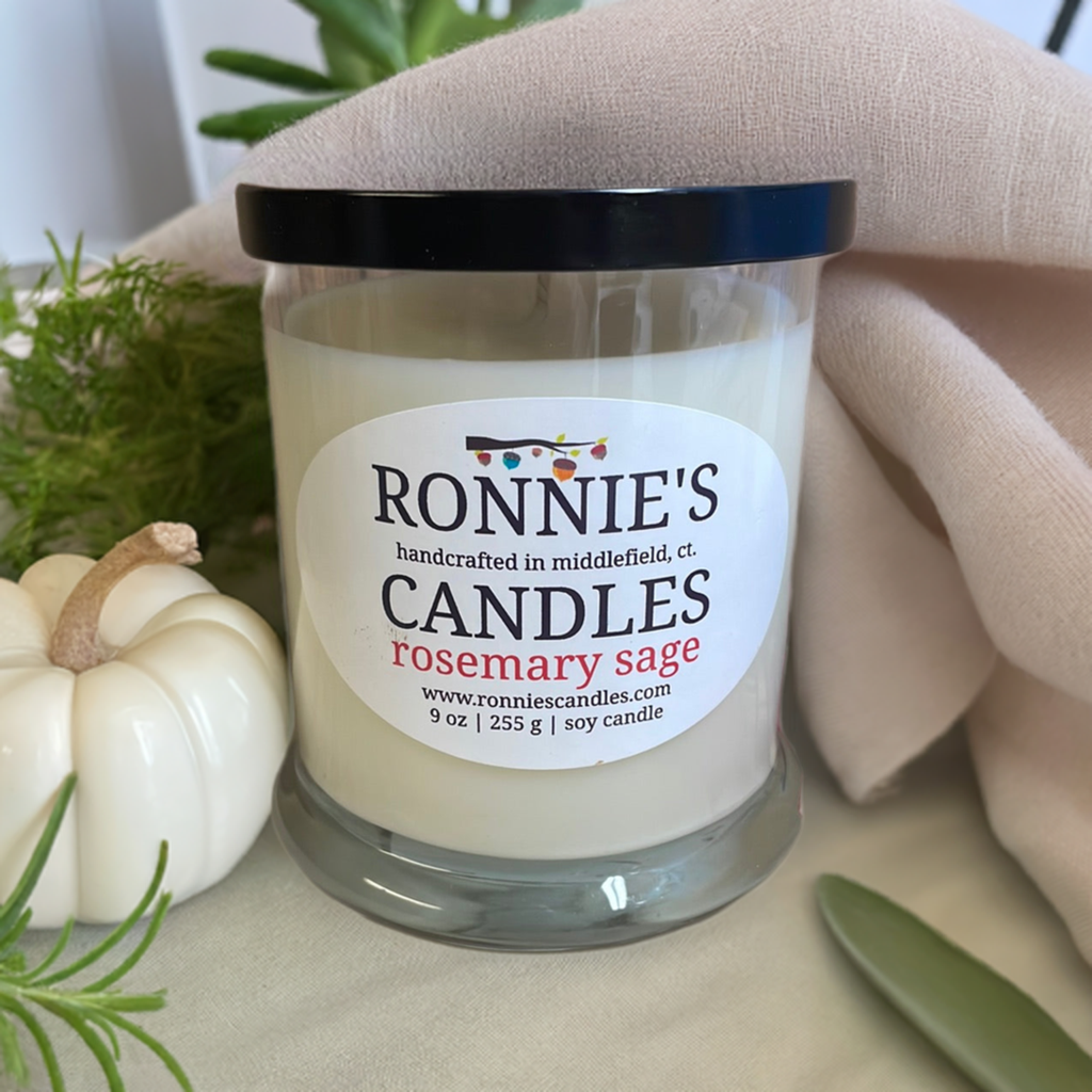 Rosemary Sage 100% Soy Candle